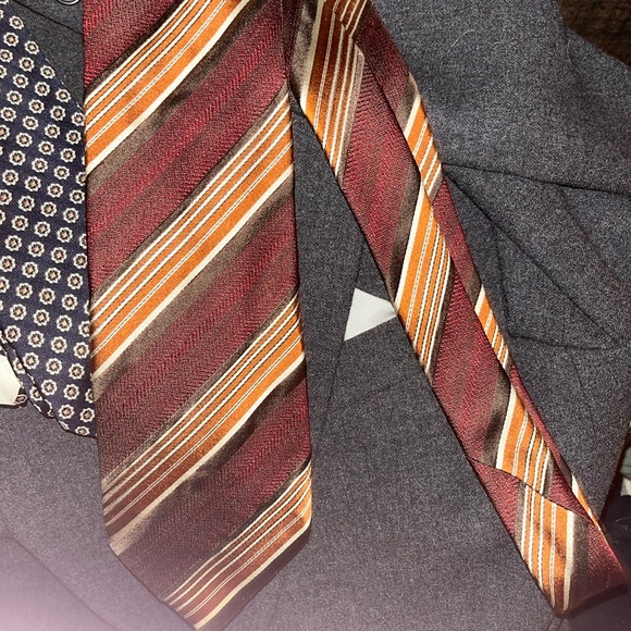 Canali Designer Tie 100% Silk - Picture 3 of 4